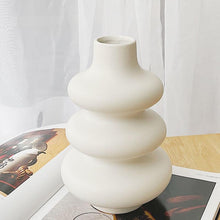 Load image into Gallery viewer, Meringue Abstract Ceramic Vase