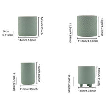 Load image into Gallery viewer, Imprint Cement Planters