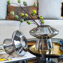Load image into Gallery viewer, Silver Mirror Modern Glass Vases