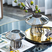 Load image into Gallery viewer, Silver Mirror Modern Glass Vases