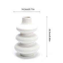 Load image into Gallery viewer, Meringue Abstract Ceramic Vase