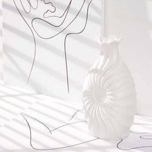 Load image into Gallery viewer, Swirl Textured Ceramic Flower Vase