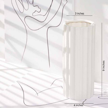 Load image into Gallery viewer, Swirl Textured Ceramic Flower Vase