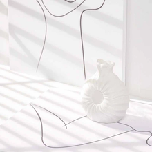 Load image into Gallery viewer, Swirl Textured Ceramic Flower Vase