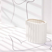 Load image into Gallery viewer, Swirl Textured Ceramic Flower Vase