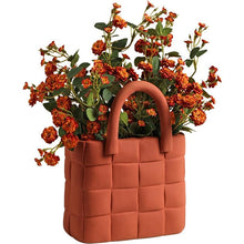Load image into Gallery viewer, Garden Weave Basket Ceramic Vase