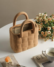 Load image into Gallery viewer, Garden Weave Basket Ceramic Vase