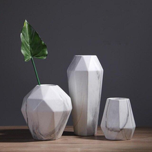 Load image into Gallery viewer, Geometric Marble Vases