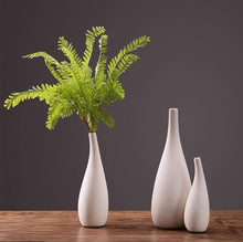 Load image into Gallery viewer, Water Drop White Porcelain Vase