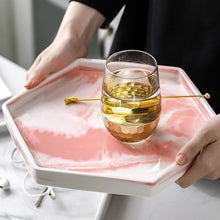 Load image into Gallery viewer, Marble Ceramic Storage & Serving Decorative Trays