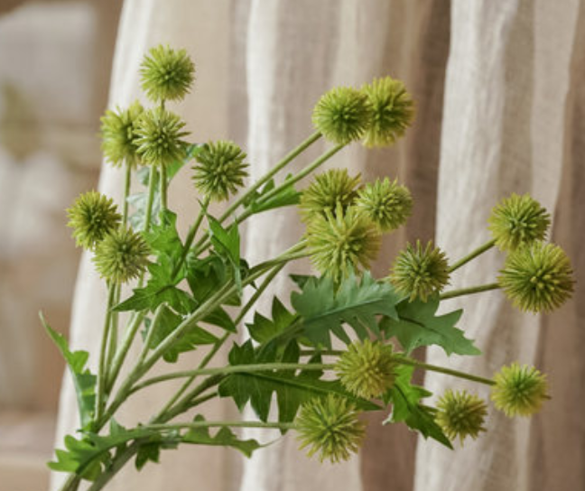 Silybum Simulation Silk Flower Marianum Cardus Marianus Mediterranean Blessed Milkthistle Marian Mary - BestVase