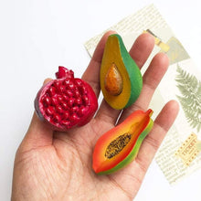 Load image into Gallery viewer, 3D Fruit Fridge Magnet Refrigerator Magnet Kitchen Decoration Cute Mini Fruit and Vegetables - BestVase
