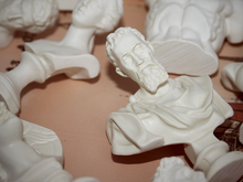 Load image into Gallery viewer, Ancient Greek Mythology Figure Mini Statue David Plaster Sculpture  Athena Cement Home Decoration Venus - BestVase
