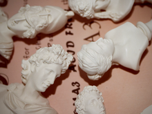 Load image into Gallery viewer, Ancient Greek Mythology Figure Mini Statue David Plaster Sculpture  Athena Cement Home Decoration Venus - BestVase
