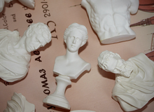 Load image into Gallery viewer, Ancient Greek Mythology Figure Mini Statue David Plaster Sculpture  Athena Cement Home Decoration Venus - BestVase
