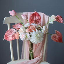 Load image into Gallery viewer, Anthurium Silk Flower Simulation Artificial Flower &quot;Enthusiasm&quot; &quot;Ardour&quot; - BestVase
