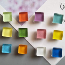 Load image into Gallery viewer, 10 PCS Candy Colorful Fridge Magnet Cute Macaron color Refrigerator Sticker Irregular Shape Shiny - BestVase
