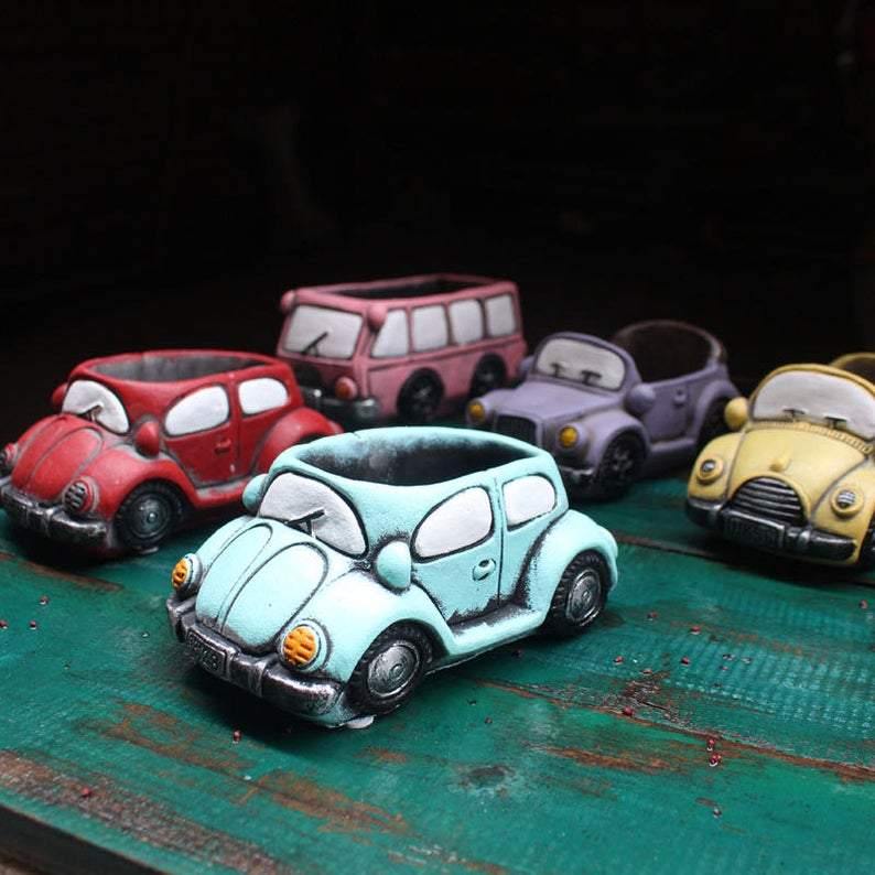mini car succulent Mini Jeep Volkswagen Succulent Car Pots – BestVase