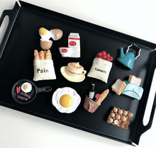 Load image into Gallery viewer, Cute 3D Resin Fridge Magnet Mini Food Kitchen Cartoon Bread Egg Refrigerator Message Sticker - BestVase
