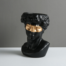 Load image into Gallery viewer, David Head Vase Succulent Pots Colorful Mask Cosmetic Brush Holder MakeUp Tools Greek Bust Mythology Figure Statue Home Table Decoration Inactive - BestVase
