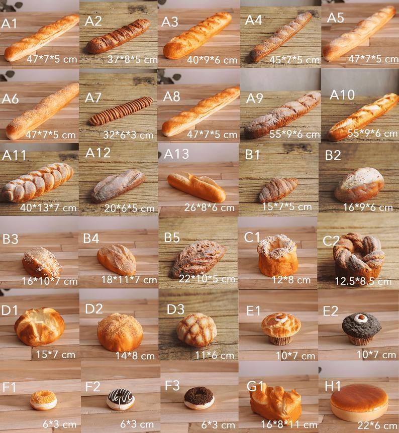 Food simulation Bread Windows Bakery Display Kitchen Decoration Shop Ornaments Spoof Toys Kuso Tool - BestVase