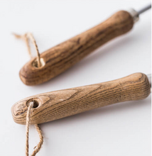 Load image into Gallery viewer, Garden Shovel Fork Flower Cultivating Plant Soil Transplanter Wooden Handle Gardening Hand Tools - BestVase
