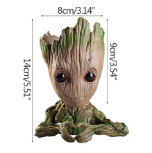 Load image into Gallery viewer, Baby Groot Flowerpot Flower Pot Planter Figurines Tree Man - BestVase
