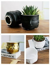 Load image into Gallery viewer, Visage Ceramic Planter
