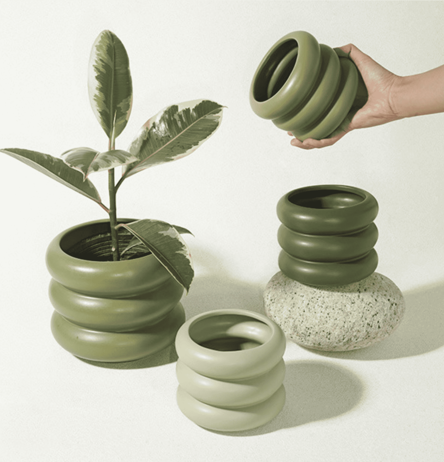 Unique Tyre Design Morante Colorful Flowerpot Planter