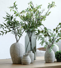 Load image into Gallery viewer, Nordic Style Vase Decoration Viking Fish Bone Clay Pot Handmade Interior Decoration - BestVase
