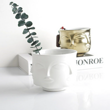 Load image into Gallery viewer, Visage Ceramic Planter
