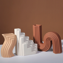 Load image into Gallery viewer, Opt Texture Pastel Ceramic Vases
