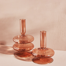 Load image into Gallery viewer, Trampoline Glass Candle Holders
