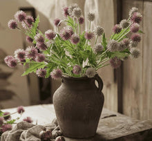 Load image into Gallery viewer, Silybum Simulation Silk Flower Marianum Cardus Marianus Mediterranean Blessed Milkthistle Marian Mary - BestVase
