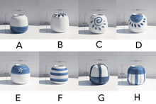 Load image into Gallery viewer, White and Blue Succulent Pots Terse Style Porcelain Thumb vase - BestVase
