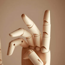 Load image into Gallery viewer, 7/10/12 in Wooden Hand Model Rings Jewelry Earrings Necklaces Shelves Table Decoration - BestVase
