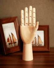 Load image into Gallery viewer, 7/10/12 in Wooden Hand Model Rings Jewelry Earrings Necklaces Shelves Table Decoration - BestVase
