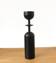 Load image into Gallery viewer, Monarch Wood Candle Holders
