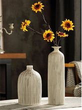 Load image into Gallery viewer, Wooden Texture Simple Ceramic Vase HandMade - BestVase
