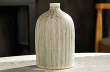 Load image into Gallery viewer, Wooden Texture Simple Ceramic Vase HandMade - BestVase
