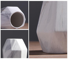 Load image into Gallery viewer, Geometric Marble Vases
