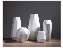 Load image into Gallery viewer, Geometric Marble Vases
