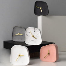 Load image into Gallery viewer, Any Time Cement Desk Clock
