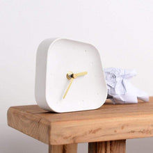 Load image into Gallery viewer, Any Time Cement Desk Clock
