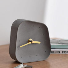 Load image into Gallery viewer, Any Time Cement Desk Clock
