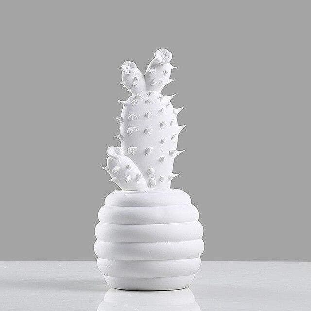 White Porcelain Cactus Collection – BestVase