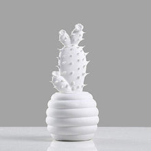 Load image into Gallery viewer, White Porcelain Cactus Collection
