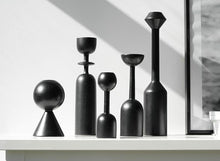 Load image into Gallery viewer, Monarch Wood Candle Holders
