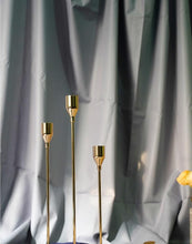 Load image into Gallery viewer, Vintage Gold Candle Holders
