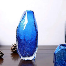 Load image into Gallery viewer, Klein Blue Murano Glass Flower Vase
